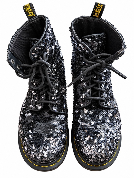 Dr. Martens Shoes - Dr. Martens 1460 Pascal Reversible Sequin boots